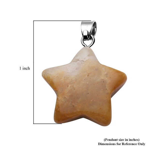 Red Agate, Star shaped gemstone pendant. *See other star gemstones in listings. - Picture 3 of 3